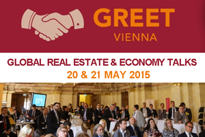 GREET Vienna 2015:  International meeting point for investors + dialogue platform for industrial locations and developments + sustainability +  healthvienna + great demand from CEE/SEE